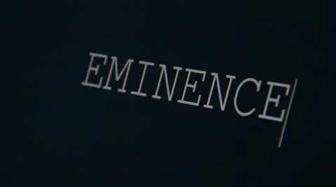 Typing word eminence Stock Footage 45901174