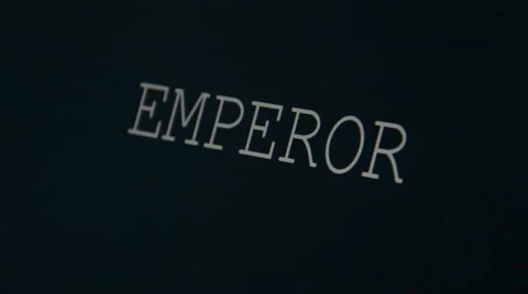 Typing word emperor Stock Footage 45901187