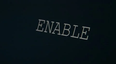 Typing word enable Stock Footage 45901202
