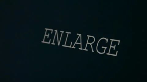Typing word enlarge Video stock 45901257