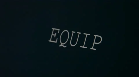 Typing word equip Stock Footage 45901327