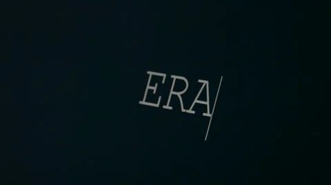 Typing word era Stock Footage 45901336