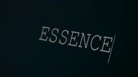Typing word essence Stock Footage 45901357