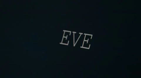 Typing word eve Stock Footage 45901402