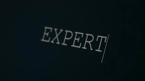 Typing word expert Stock Footage 45901602
