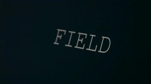 Typing word field Stock Footage 45902999