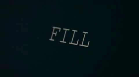 Typing word fill Stock Footage 45903045