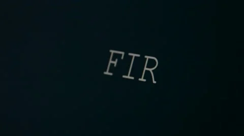 Typing word fir Stock Footage 45903069
