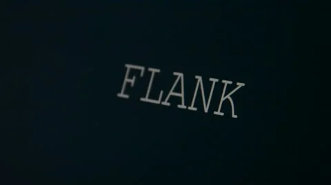 Typing word flank Stock Footage 45903131