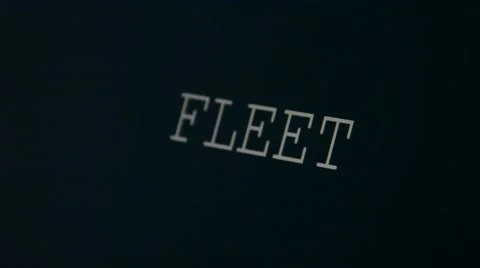 Typing word fleet Stock Footage 45903154