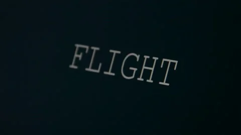 Typing word flight Stock Footage 45903168