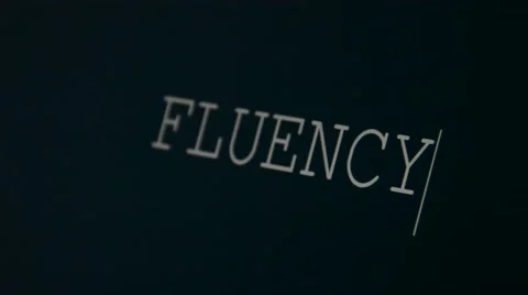 Typing word fluency Stock Footage 45903202