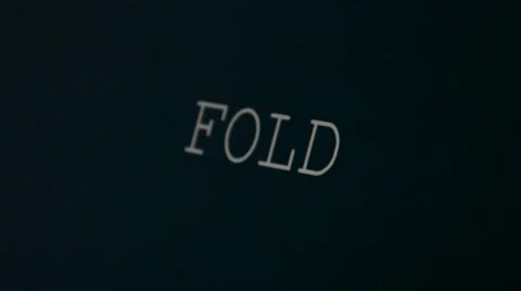 Typing word fold Stock Footage 45903228