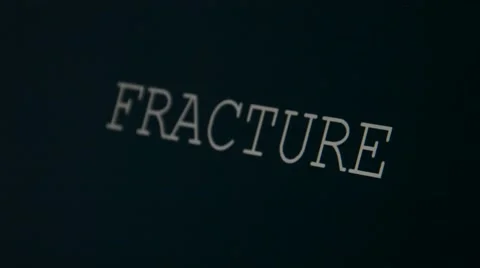 Typing word fracture Stock Footage 45903326