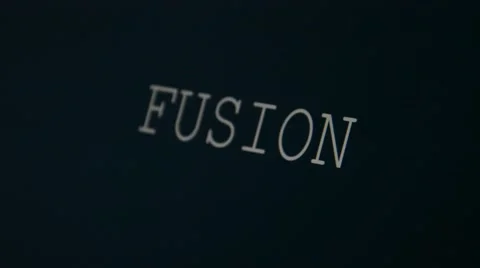 Typing word fusion Stock Footage 45903455