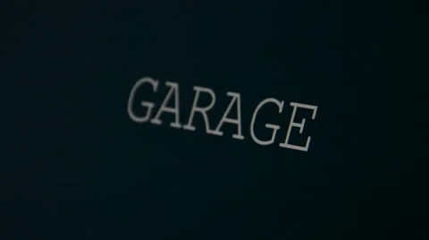 Typing word garage Stock Footage 45903483