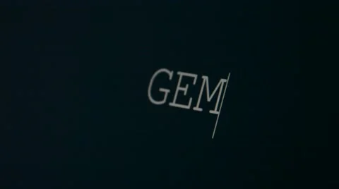 Typing word gem Stock Footage 45903547