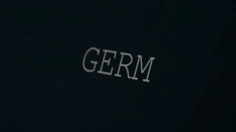 Typing word germ Stock Footage 45900214