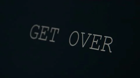 Typing word get over Stock Footage 45900283