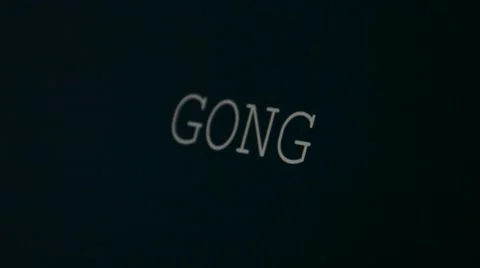 Typing word gong Stock Footage 45900418