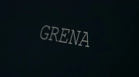 Typing word grenade Stock Footage 45900737