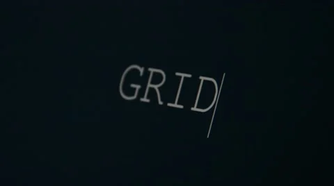 Typing word grid Stock Footage 45900749
