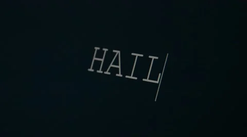 Typing word hail Stock Footage 45900857