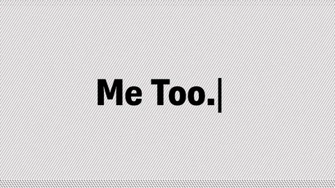 Typing the words Me Too on a computer monitor. Macro detail shot. Stock-Footage 114637230