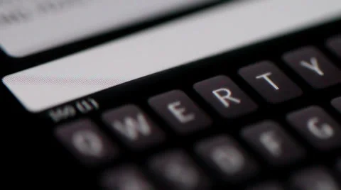 Typing the words World Wide Web on smartphone, Close up Stock Footage 35331515