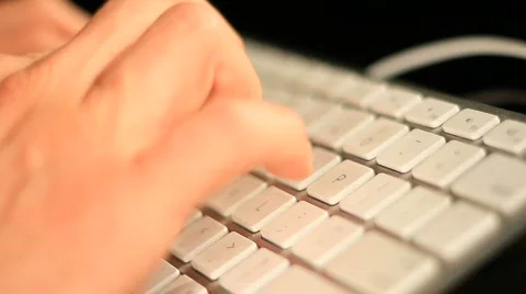TypingBlackBackground Stock Footage 764320
