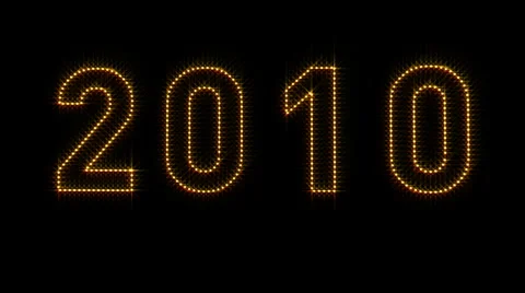 Typo 2011 lights 01 Stock Footage 915735