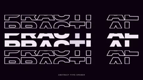 Typo Catálogo de After Effects