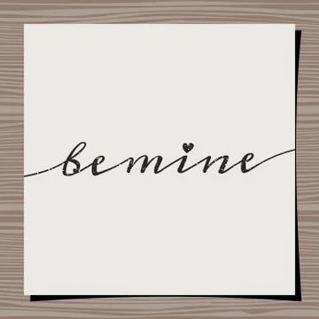 Typographic design greeting card template Stock-Illustration