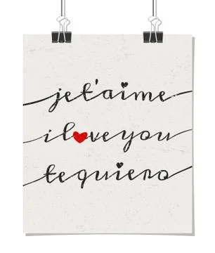 Typographic design poster Stock-Illustration