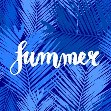 Typographic Design Poster Stock Illustration