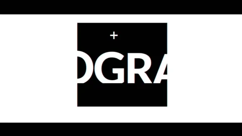 Typographic Dynamic Intro After Effects stock