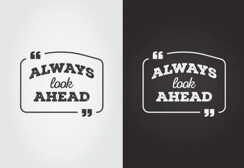 Typographic Quote Template Bubble. Template Vector Set Stock Illustration