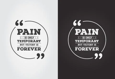 Typographic Quote Template Bubble. Template Vector Set Stock Illustration