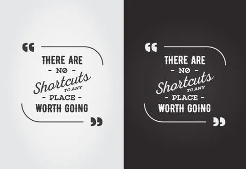 Typographic Quote Template Bubble. Template Vector Set Illustrazione stock