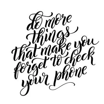 Typographical poster with handdrawn lettering, vector illustration. Stock Illustration