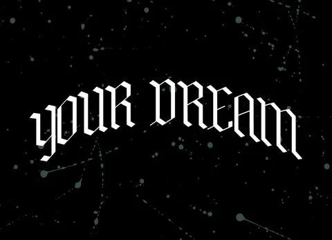 Typography and abstrack background Stock Illustration