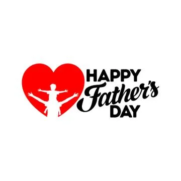 Typography and lettering with design elements for a happy father's day Stock Illustration