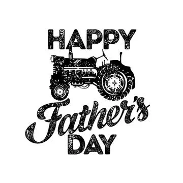 Typography and lettering with design elements for a happy father's day Stock Illustration