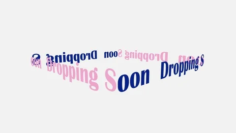 Typography animation in a cube like shape. Stock Footage 125856593