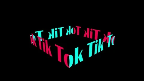 Typography animation in a cube like shape. Stock Footage 125856598