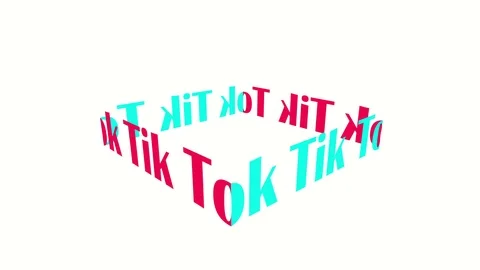 Typography animation in a cube like shape. Stock Footage 125856654