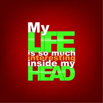 Typography background Illustrazione stock