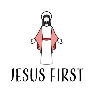 Typography design for Jesus lover. Stock Illustration