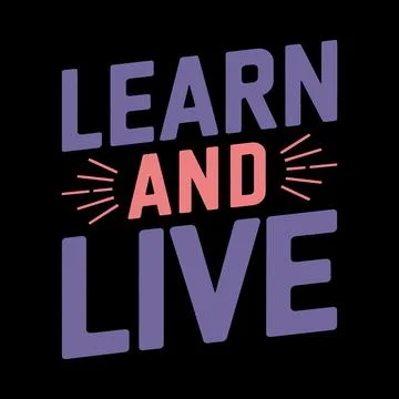 Typography Design for Motivating Students to Keep Pushing Forward Stock-Illustration