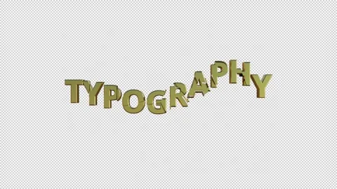 TYPOGRAPHY Stock Footage 307982290